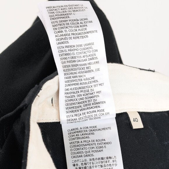 Gucci Black Cotton-Twill Zip-Detail Pants - Picture 16 of 16